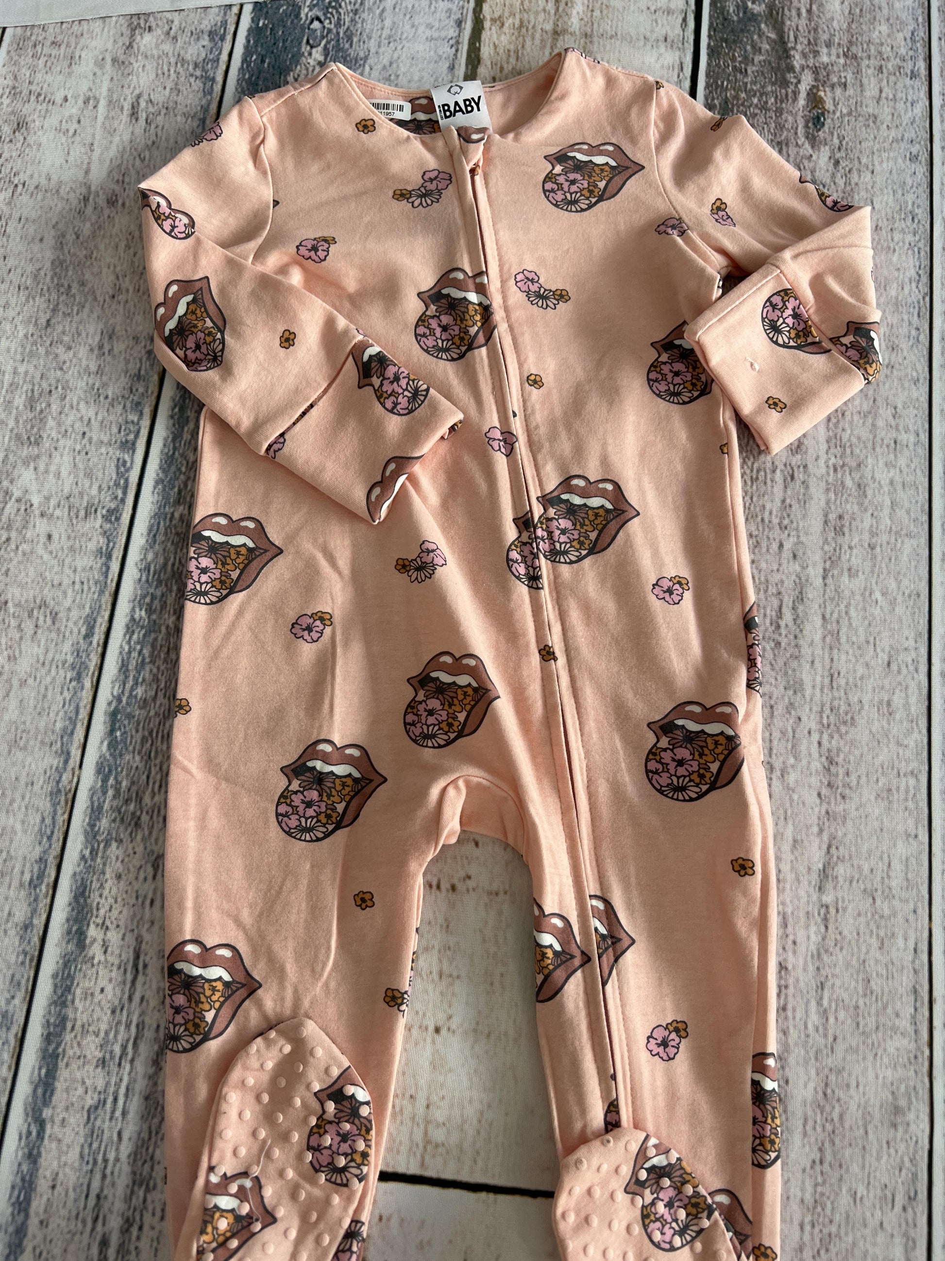 Cotton:on Kids Girls pink | Music Pajamas Size: 6-9 months pink | Music