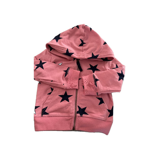Primary Girls pink | Navy Blue | Stars Hoodie Size: 12-18 months pink | Navy Blue | Stars