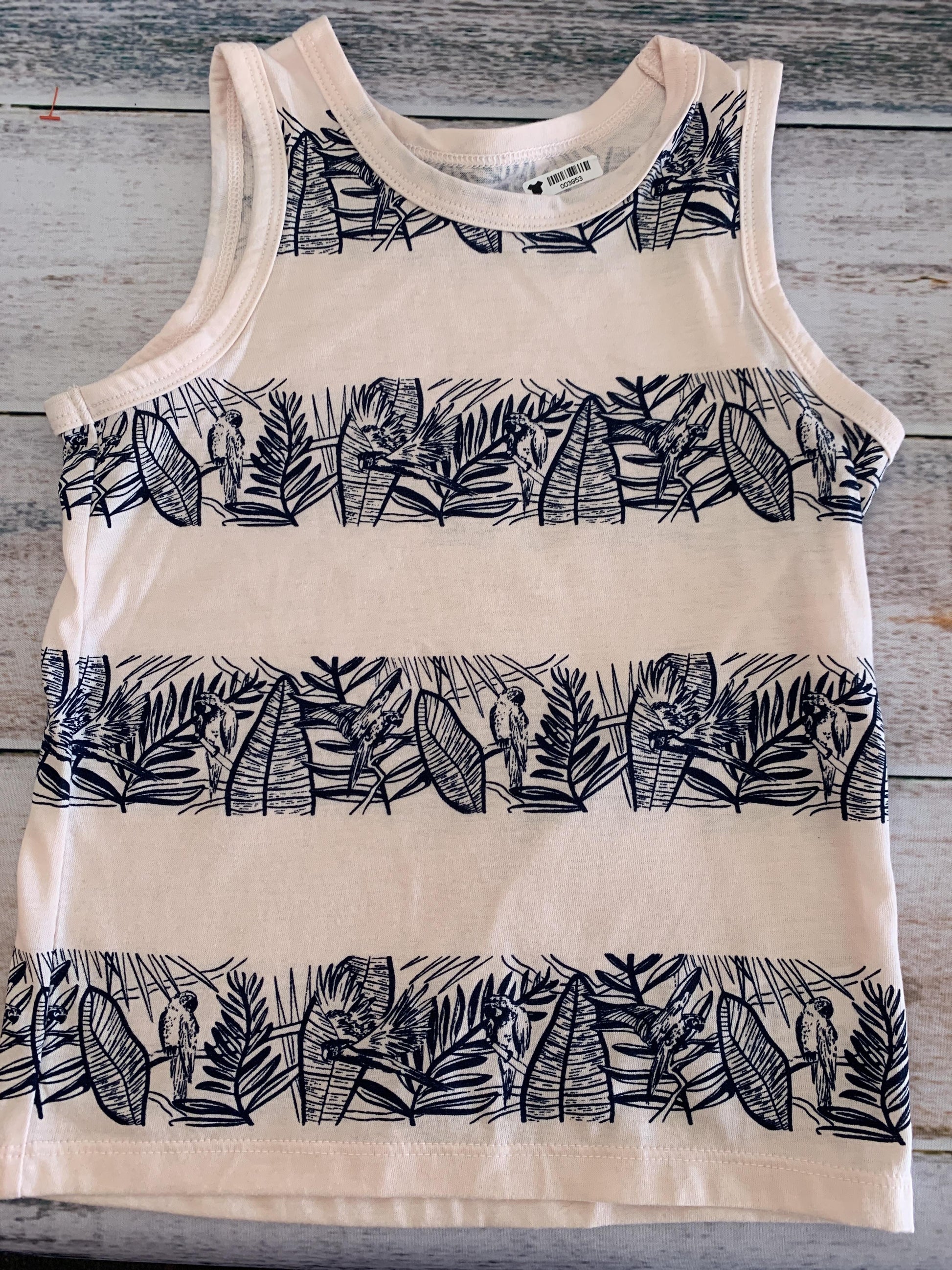 Cat & Jack Unisex pink | Navy Blue Tank Top Size: 2T pink | Navy Blue