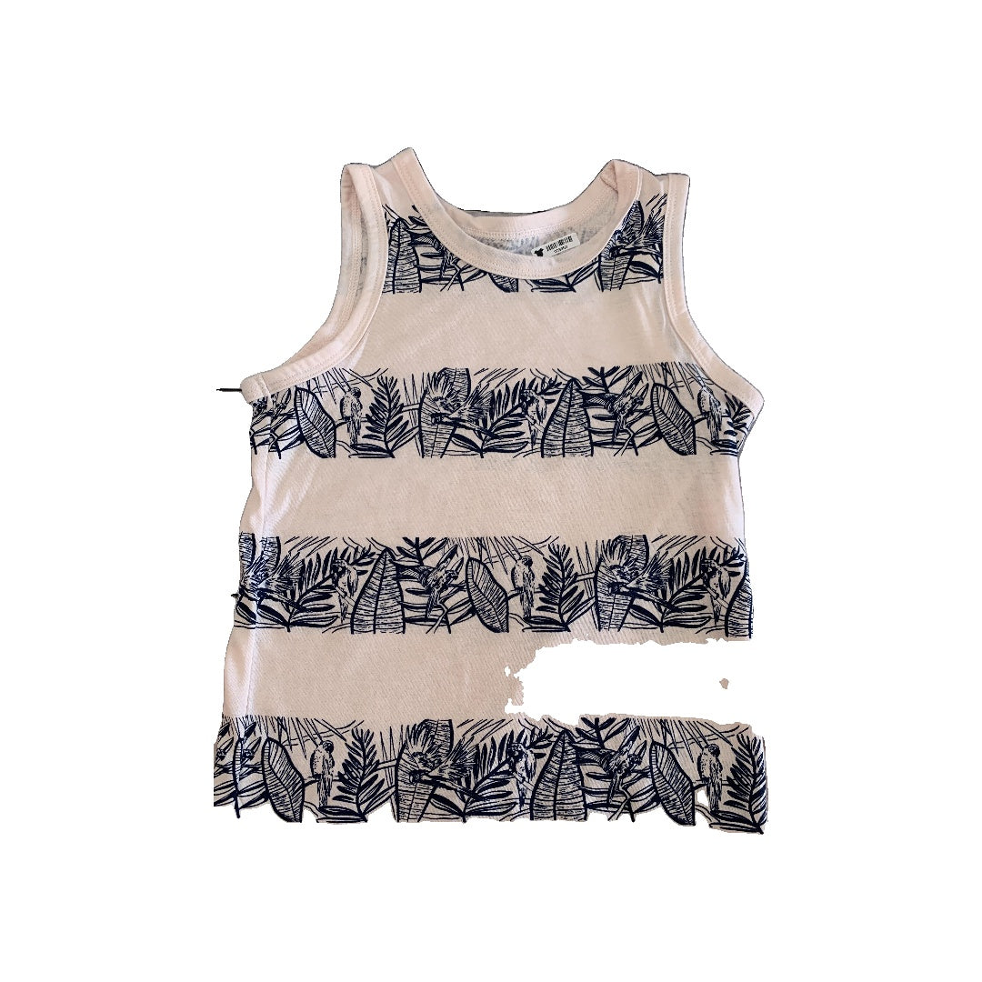 Cat & Jack Unisex pink | Navy Blue Tank Top Size: 2T pink | Navy Blue