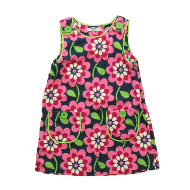 Boden Girls Pink | Navy Floral Jumper Size: 2-3T Pink | Navy Floral