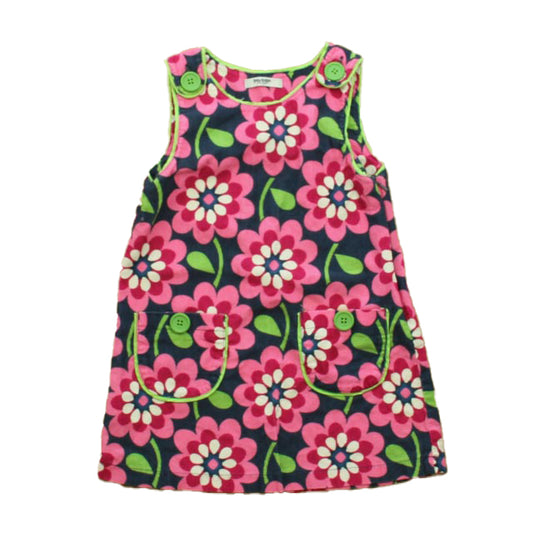 Boden Girls Pink | Navy Floral Jumper Size: 2-3T Pink | Navy Floral