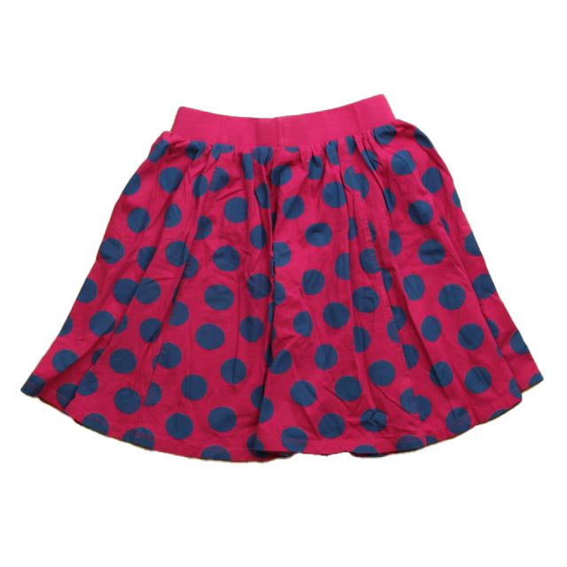 Tea Girls Pink | Navy | Polka Dots Skirt Size: 10 Years Pink | Navy | Polka Dots