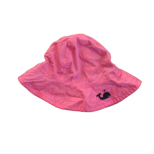 Pottery Barn Kids Girls Pink | Navy Whale Hat Size: 6-12 Months Pink | Navy Whale