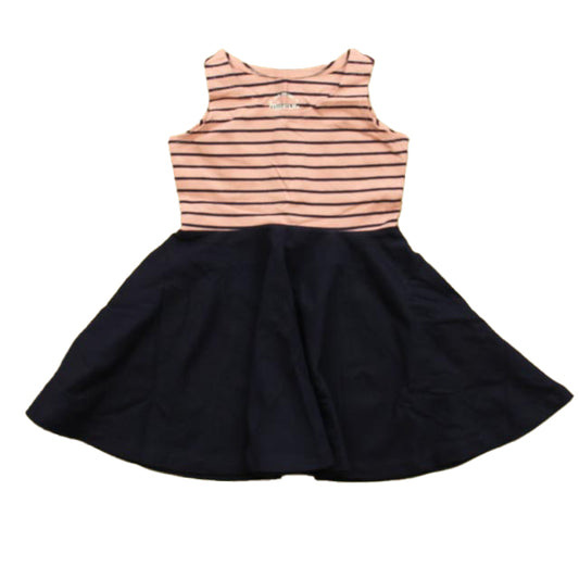 Mightly Girls Pink | Navy Dress Size: 2-5T Pink | Navy