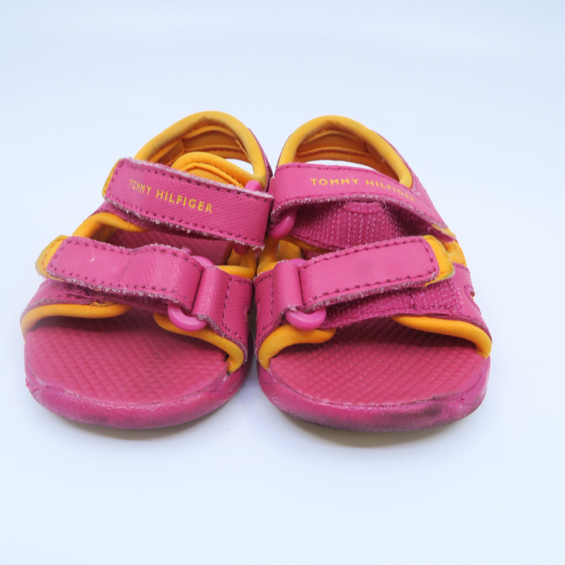 Tommy Hillfiger Girls Pink | Orane Sandals Size: 2 Infant Pink | Orane