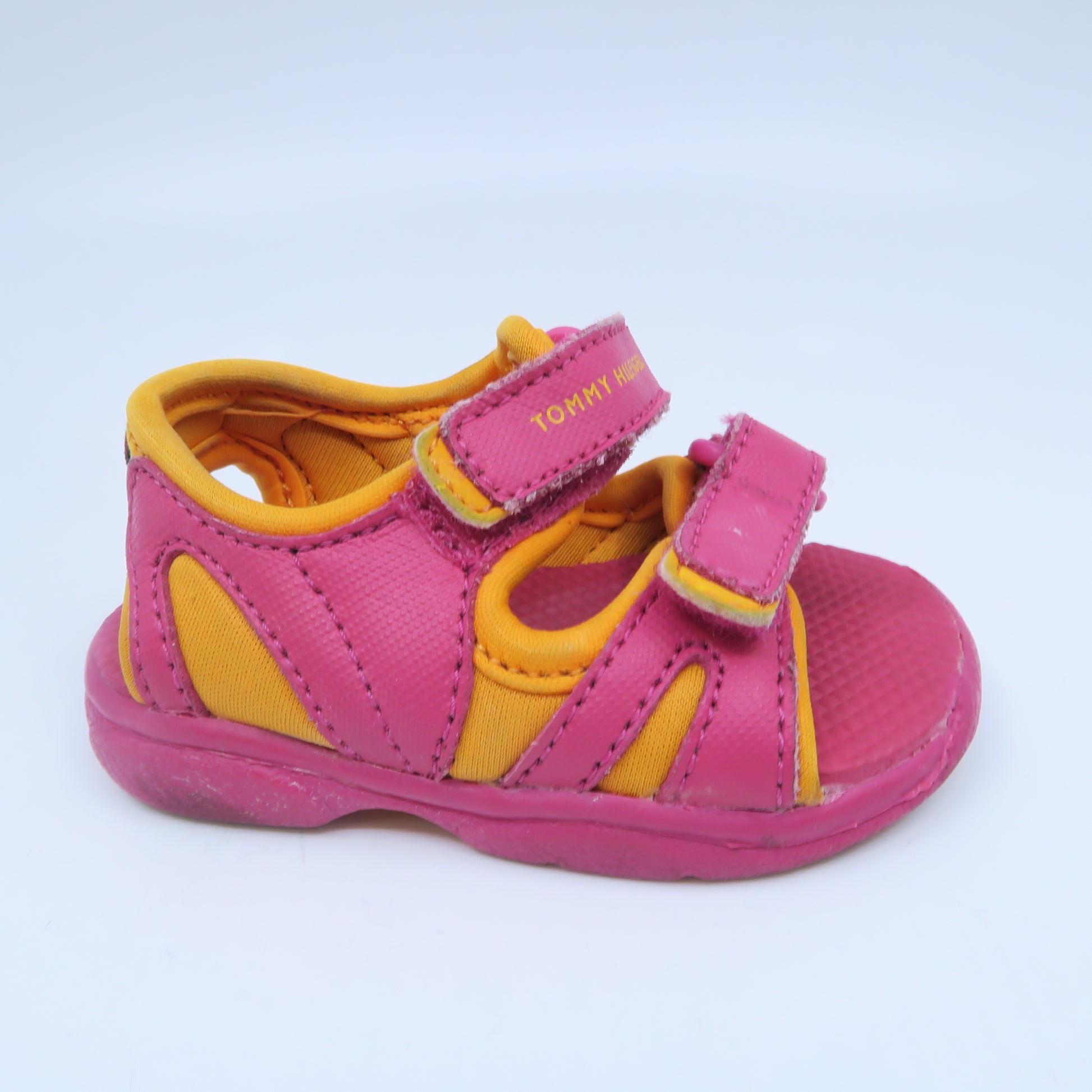 Tommy Hillfiger Girls Pink | Orane Sandals Size: 2 Infant Pink | Orane