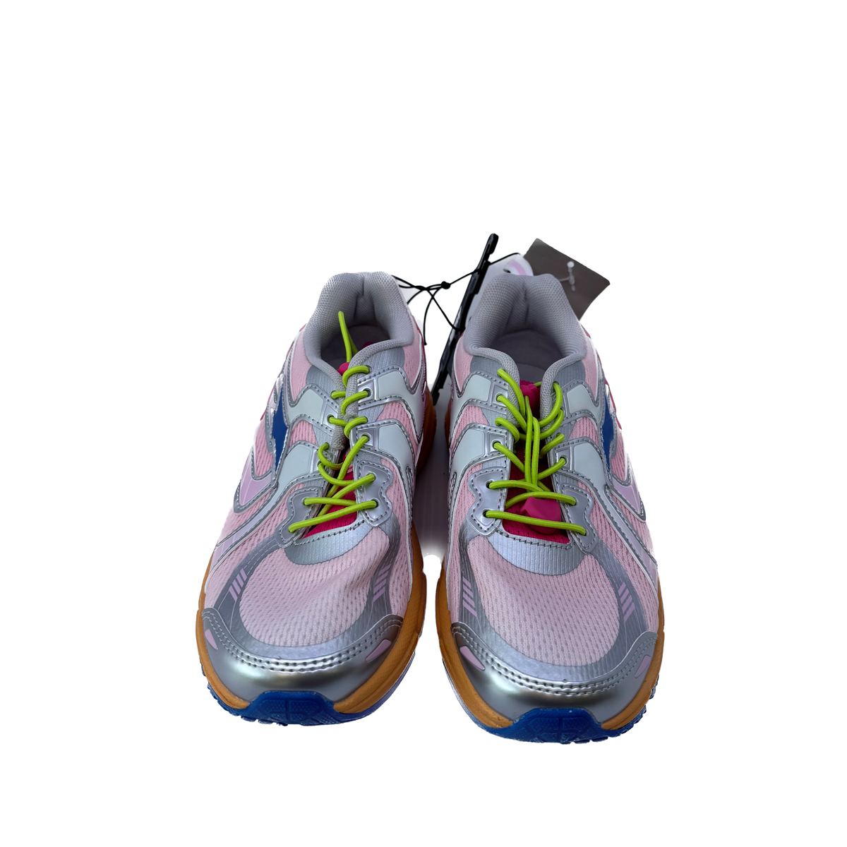 Avia Girls Pink | Orange | Silver Sneakers Size: 3 Youth Pink | Orange | Silver