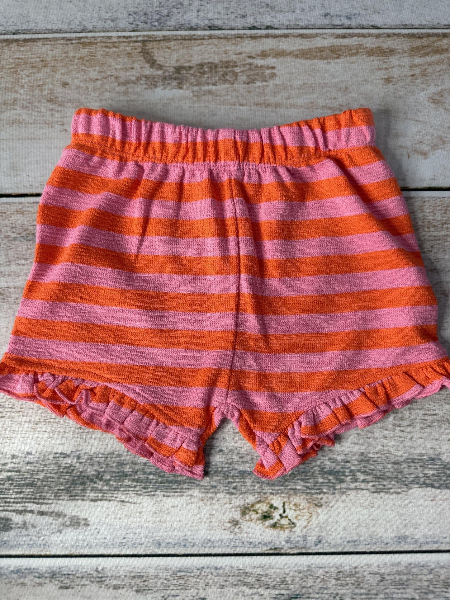 Cat & Jack Unisex pink | orange Shorts Size: 6-9 months pink | orange
