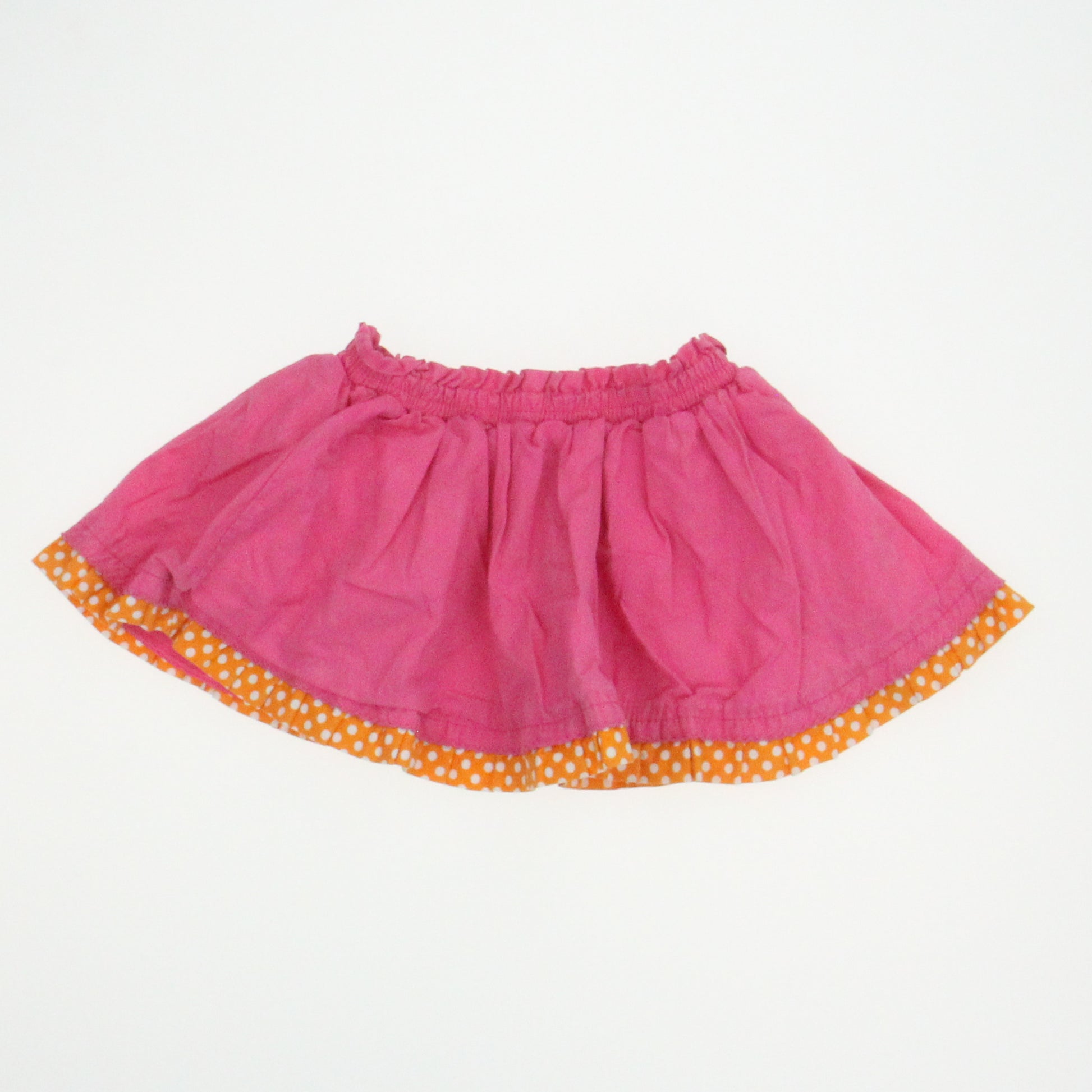 Maggie & Zoe Girls Pink | Orange Skirt Size: 12 Months Pink | Orange