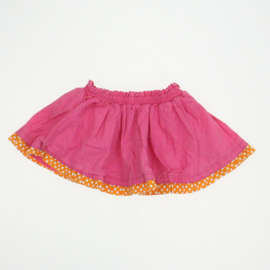 Maggie & Zoe Girls Pink | Orange Skirt Size: 12 Months Pink | Orange
