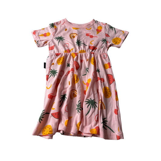 Dot Girls pink | Orange Dress Size: 5T pink | Orange