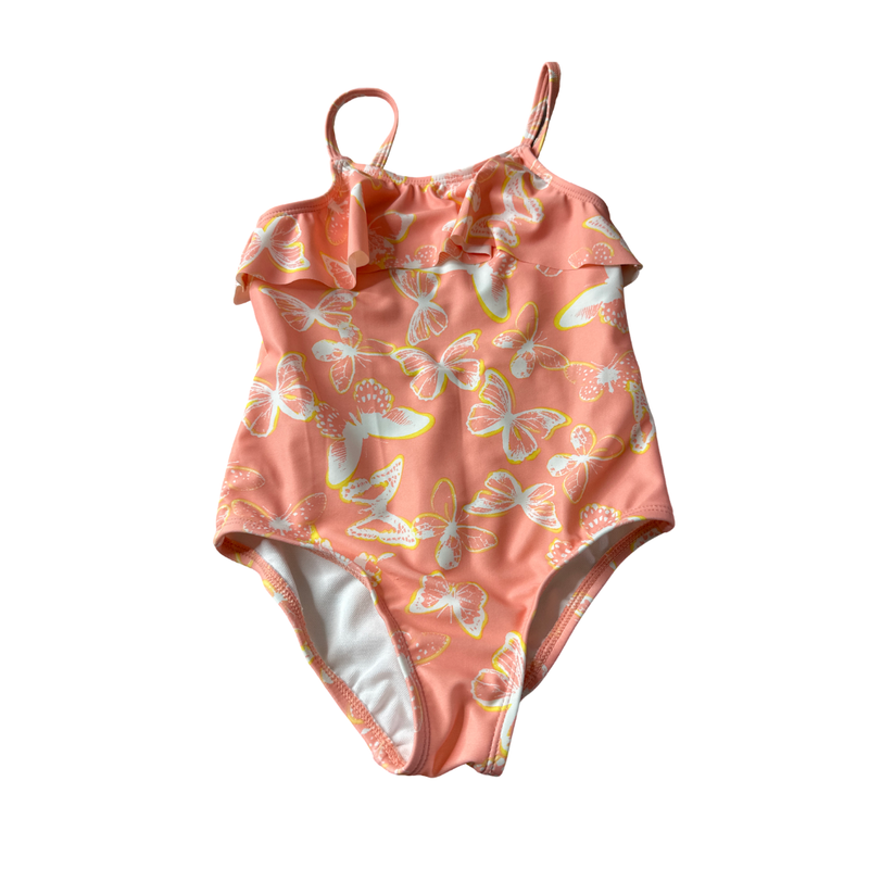 OshKosh Girls Pink | Orange 1-piece Swimsuit Size: 3T Pink | Orange