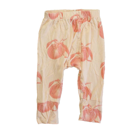 Kate Quinn Girls Pink Oranges Leggings Size: 12-18 Months