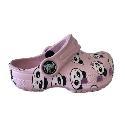Crocs Girls Pink | Panda Sandals Size: 5 Toddler Pink | Panda