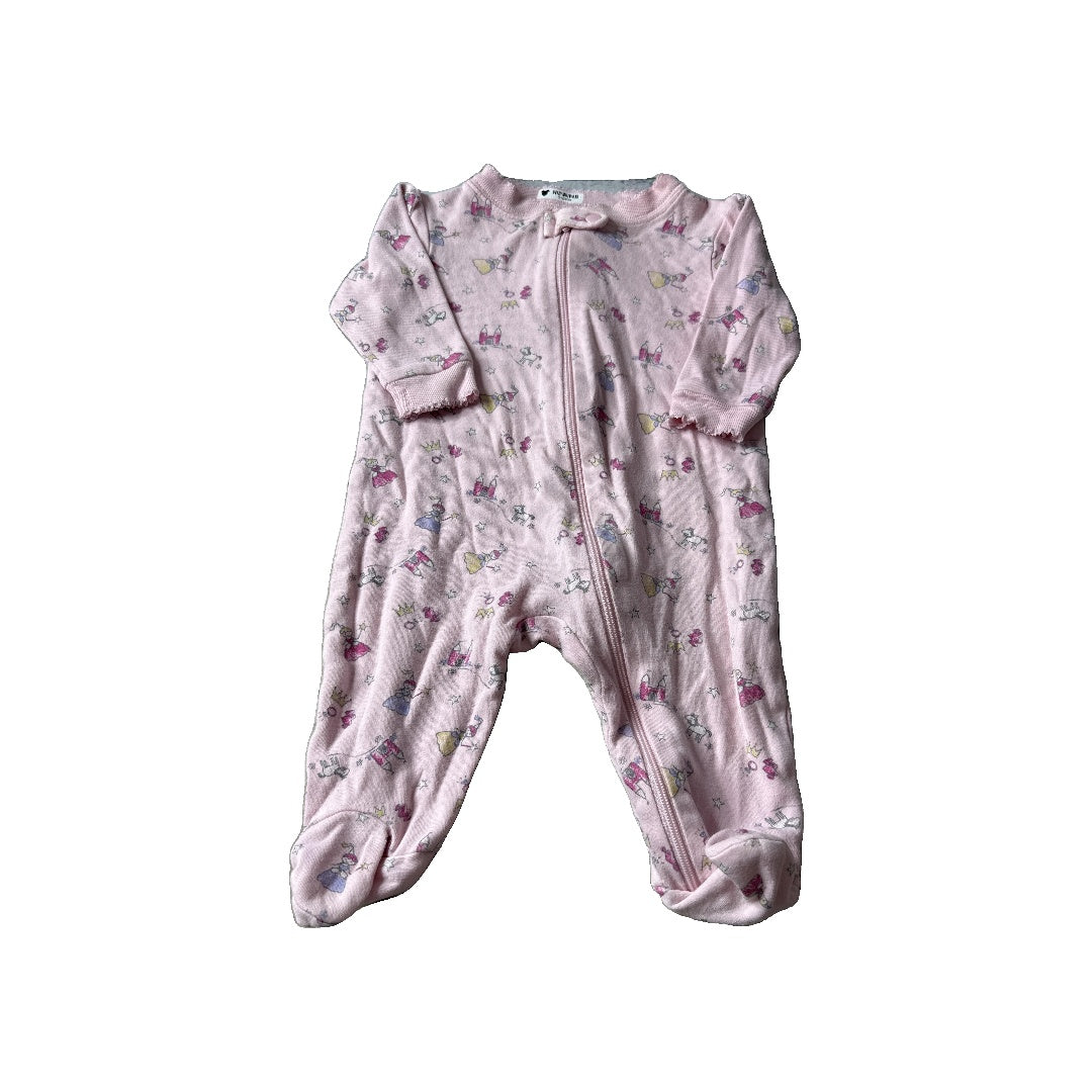 Faded Glory Girls pink | Pattern Pajamas Size: 0-3 months pink | Pattern