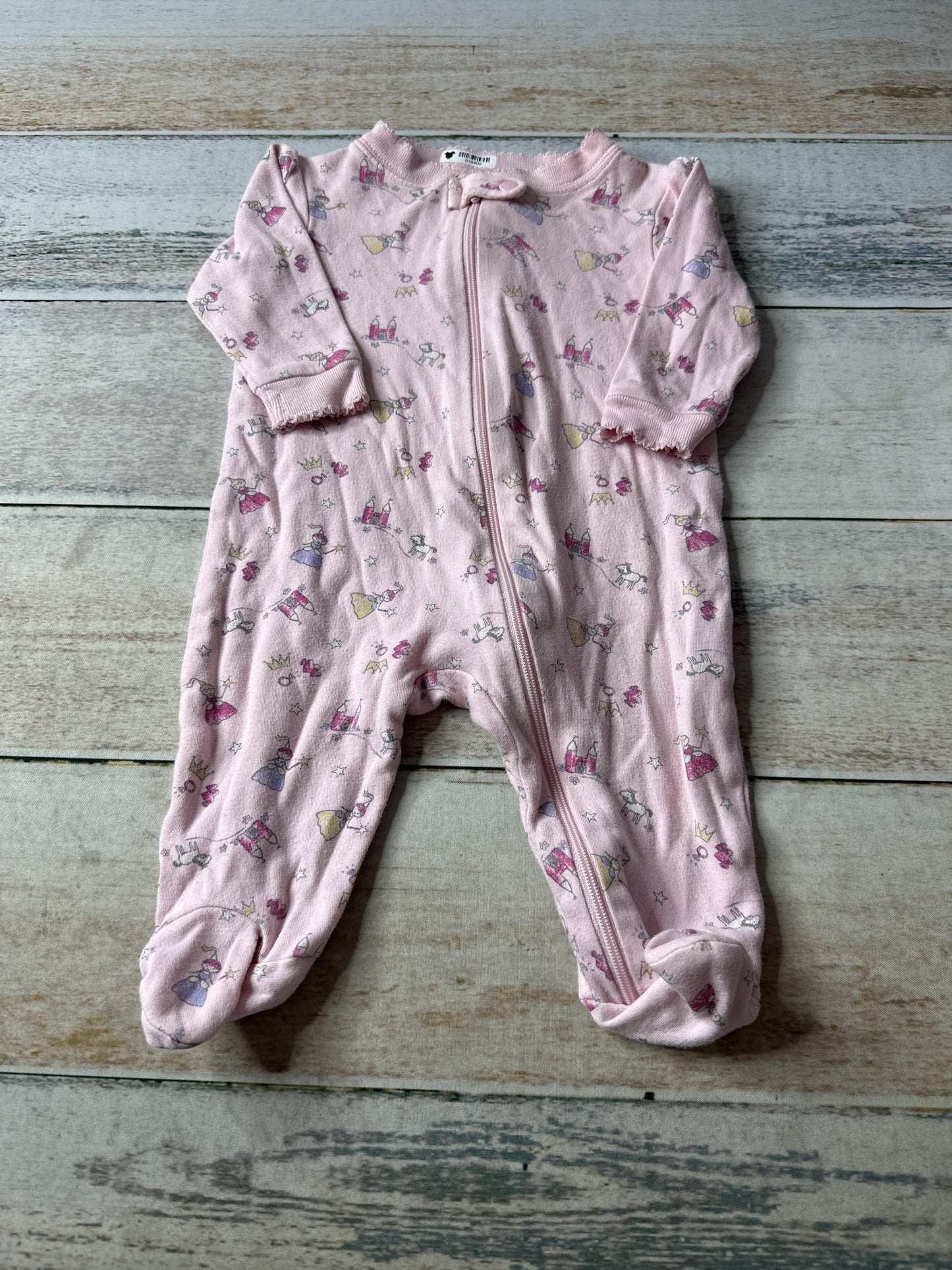 Faded Glory Girls pink | Pattern Pajamas Size: 0-3 months pink | Pattern