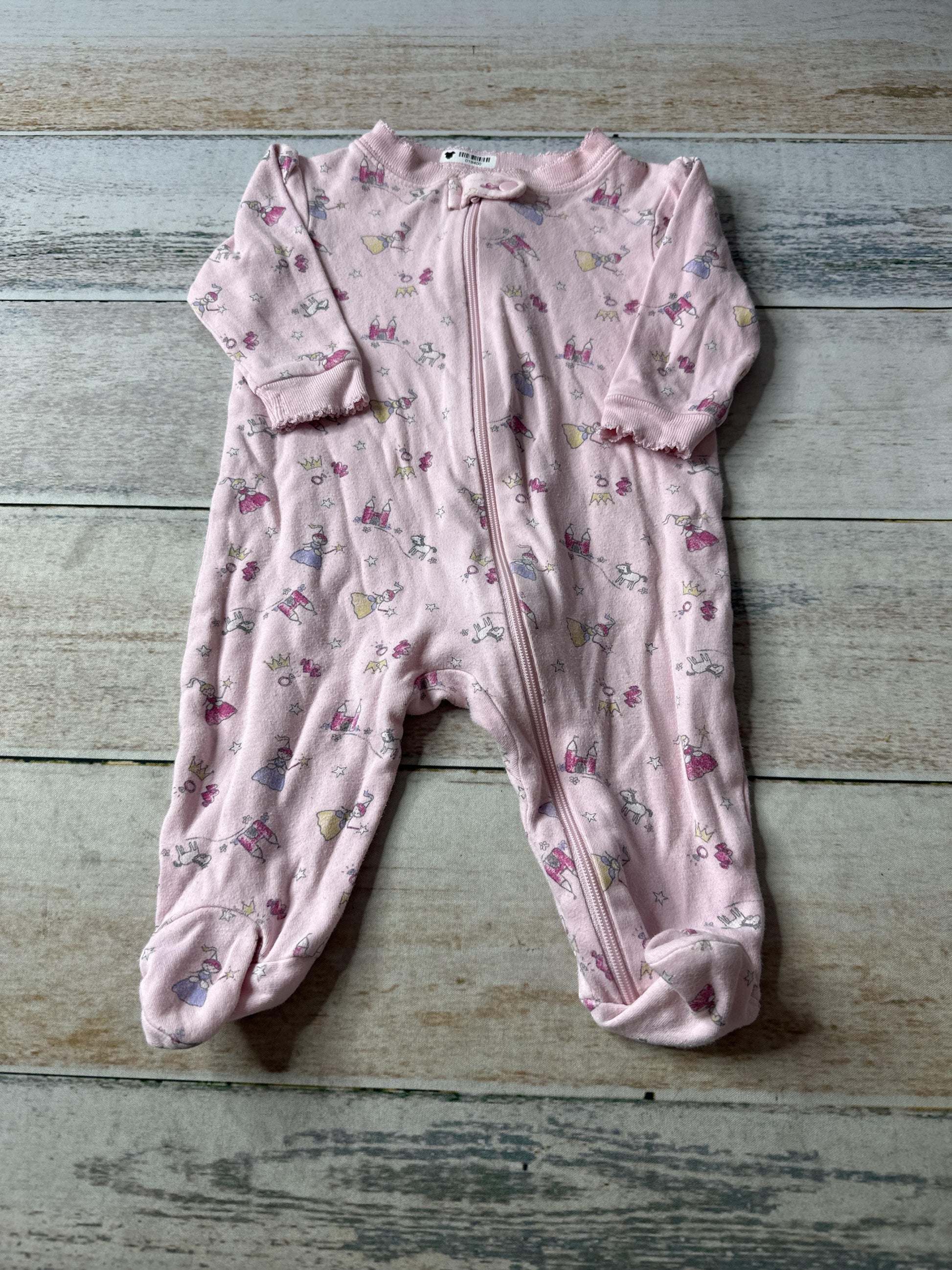 Faded Glory Girls pink | Pattern Pajamas Size: 0-3 months pink | Pattern