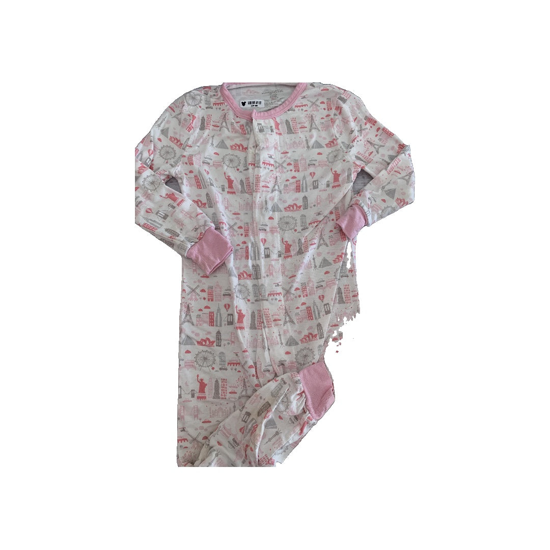 Magnetic Me Girls pink | Pattern Pajamas Size: 12-18 months pink | Pattern