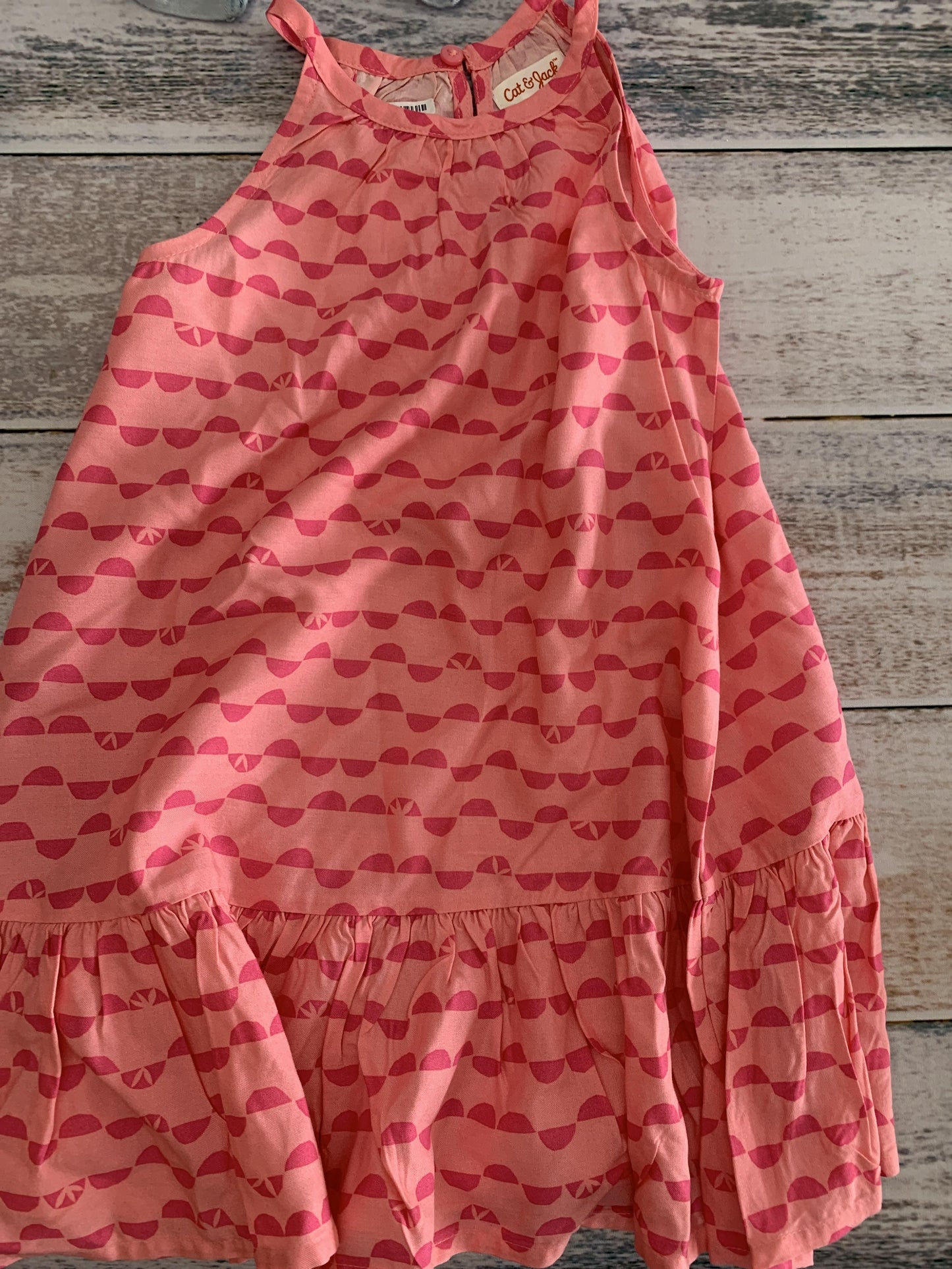 Cat & Jack Girls pink | Pattern Dress Size: 3T pink | Pattern