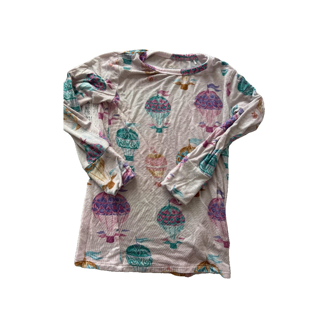 Posh Peanut Girls pink | Pattern Pajamas Size: 4T pink | Pattern