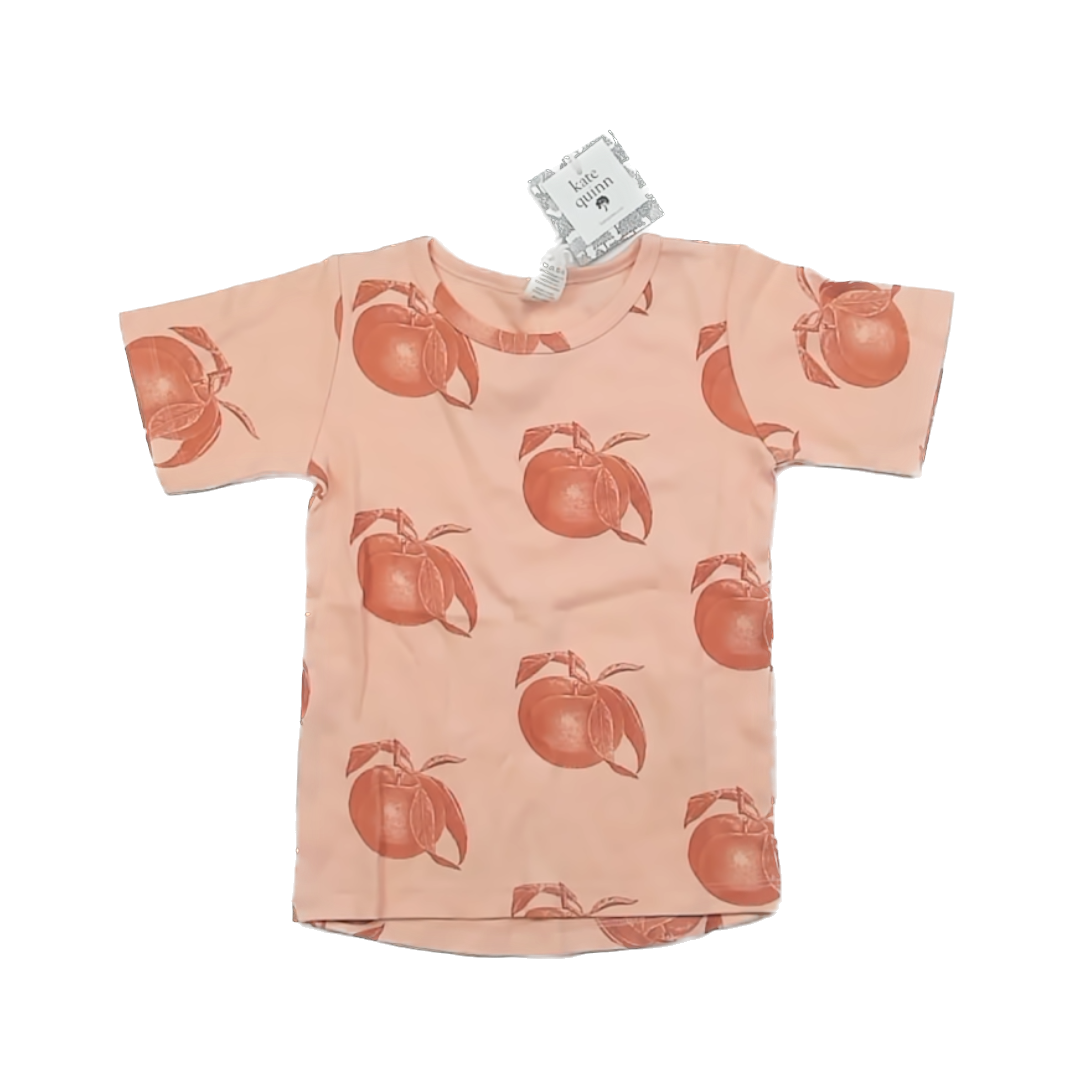 Kate Quinn Girls Pink | Peach T-Shirt Size: 5T Pink | Peach