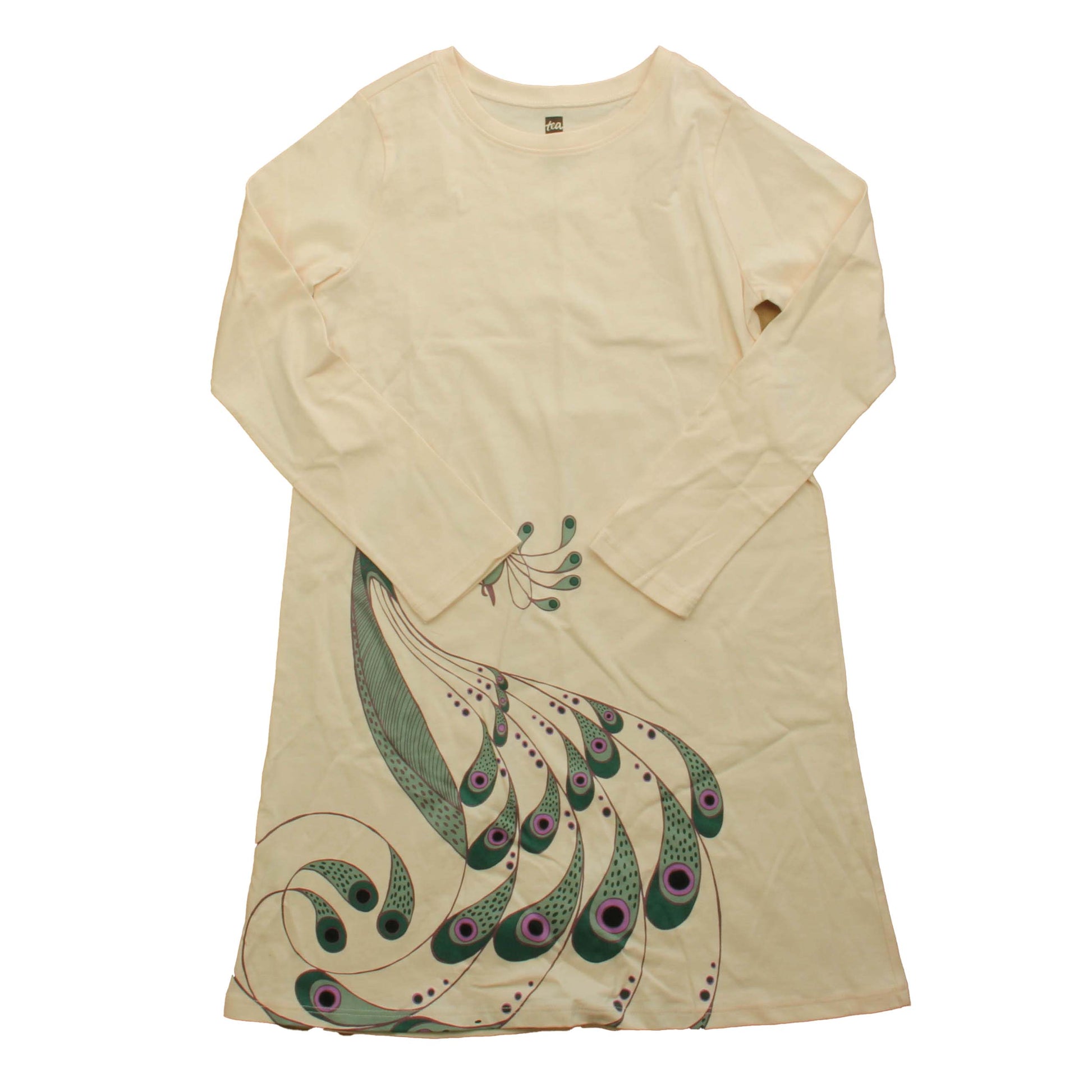 Tea Girls Pink | Peacock Dress Size: 8 Years Pink | Peacock