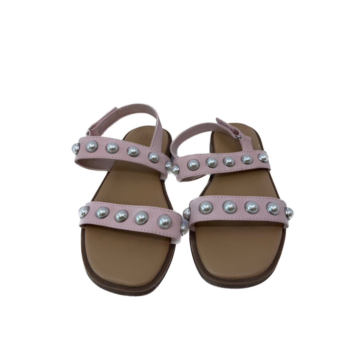 Cat & Jack Girls Pink | Pearl Sandals Size: 1 Youthe Pink | Pearl