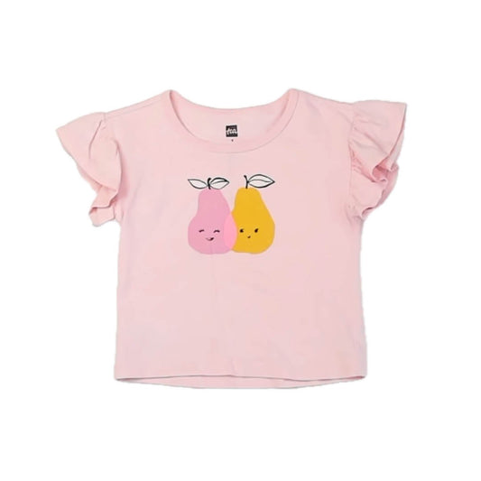 Tea Collection Girls Pink Pears T-Shirt Size: 3T Pink Pears
