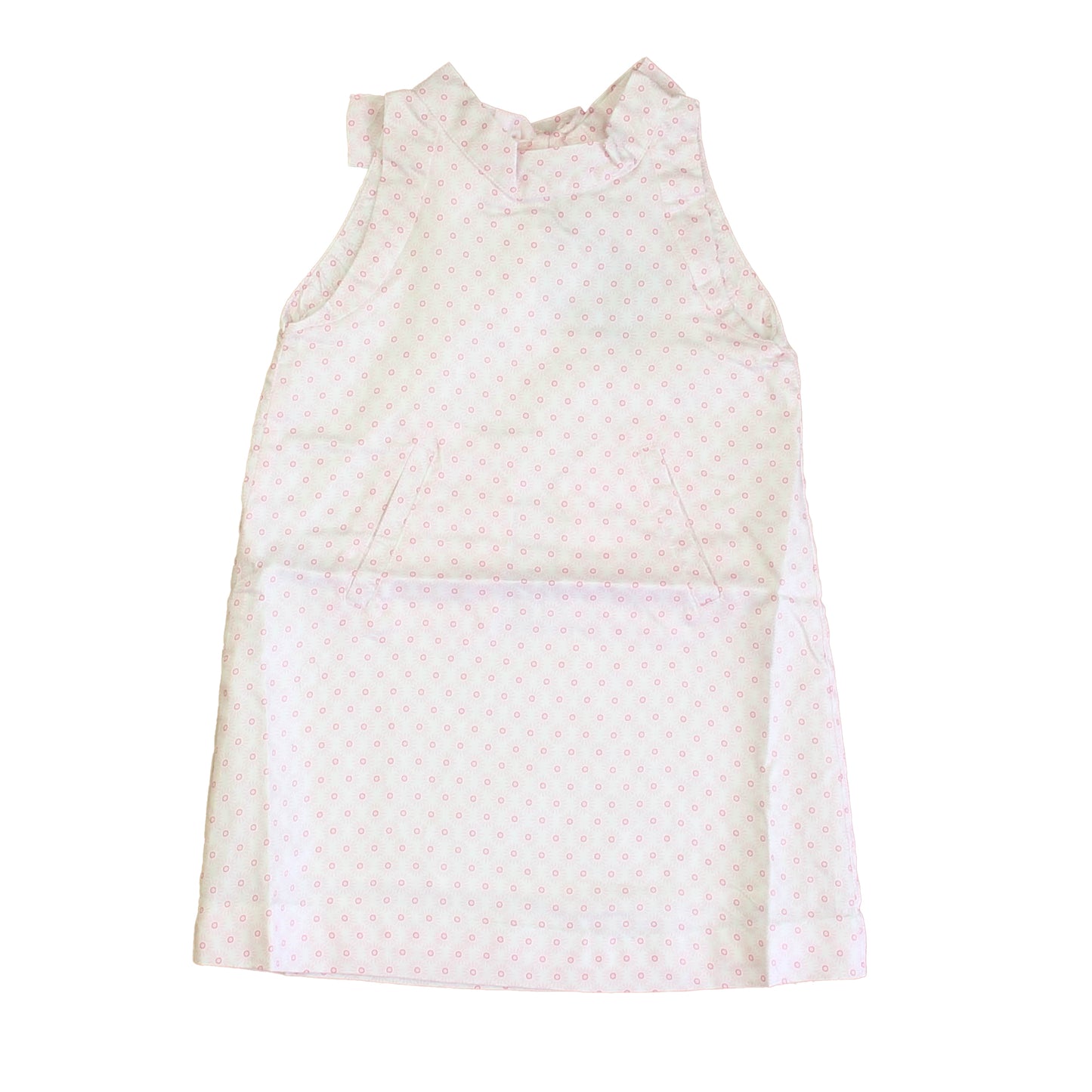 Classic Prep Girls Pink Picnic Wheel Dress Size: 2-5T Pink Picnic Wheel