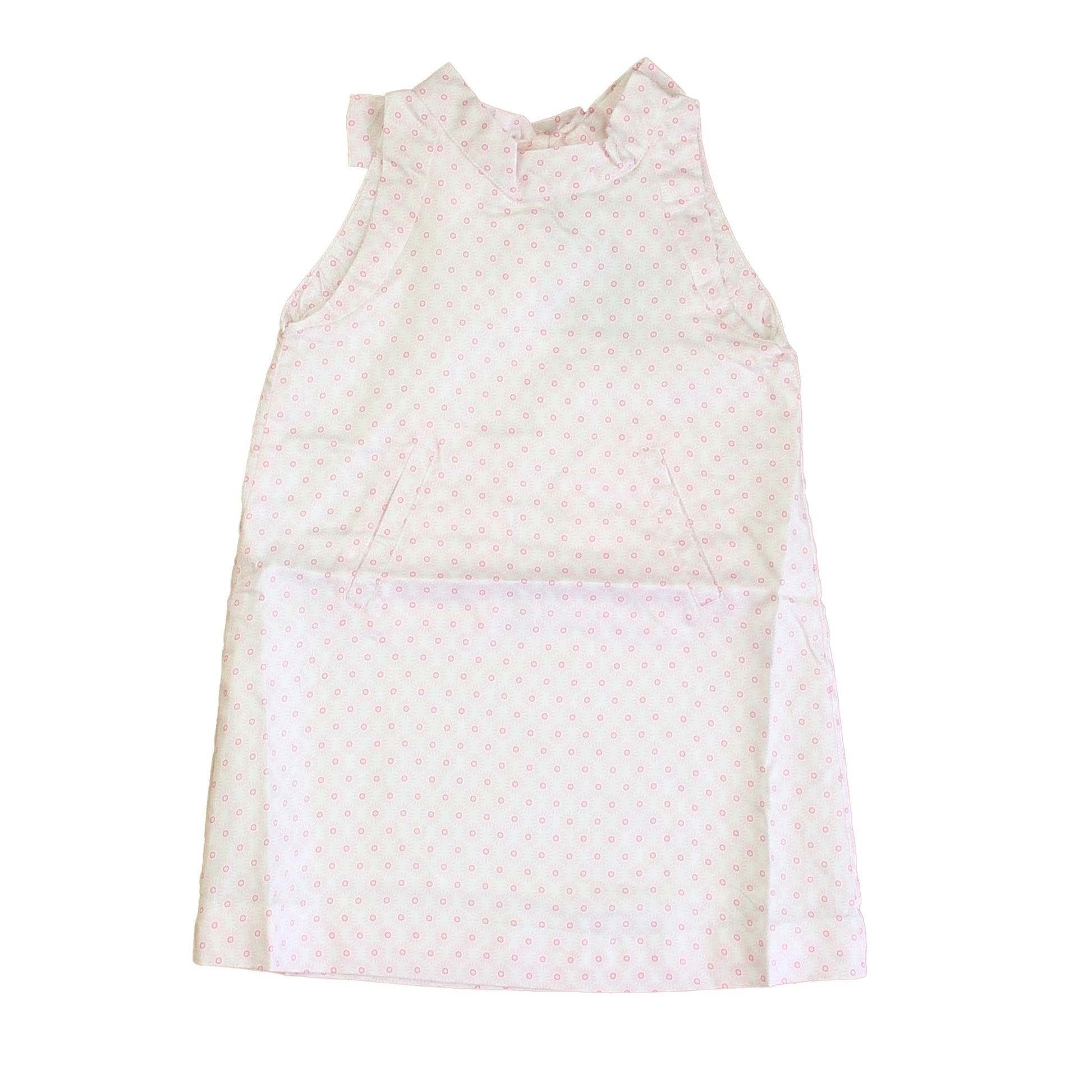 Classic Prep Girls Pink Picnic Wheel Dress Size: 2-5T Pink Picnic Wheel
