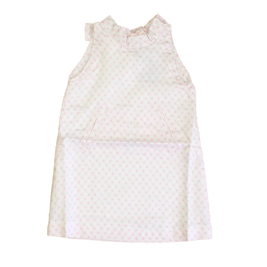 Classic Prep Girls Pink Picnic Wheel Dress Size: 2-5T Pink Picnic Wheel