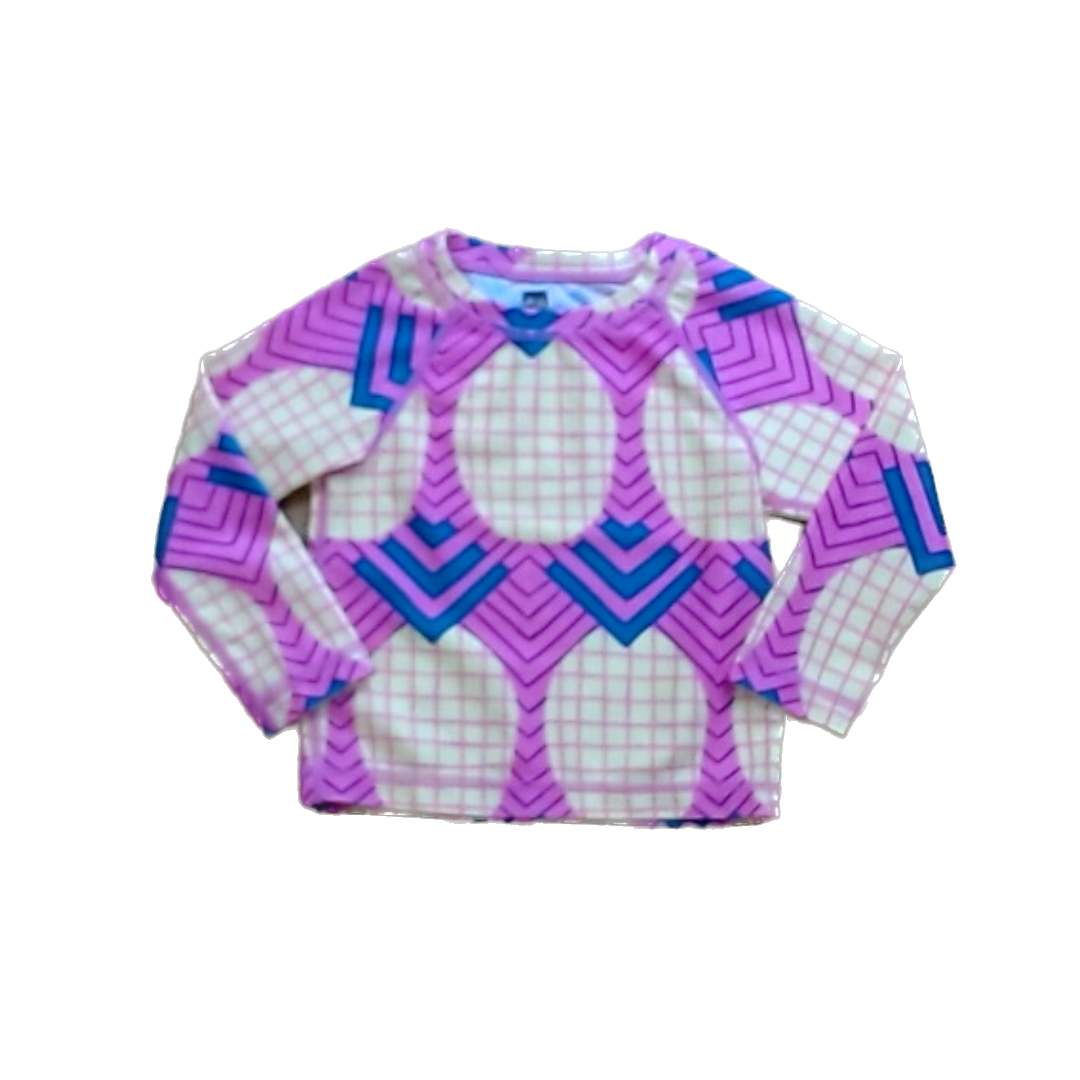 Tea Collection Girls Pink | Pineapple Rashguard Size: 12-18 Months Pink | Pineapple