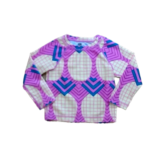 Tea Collection Girls Pink | Pineapple Rashguard Size: 12-18 Months Pink | Pineapple
