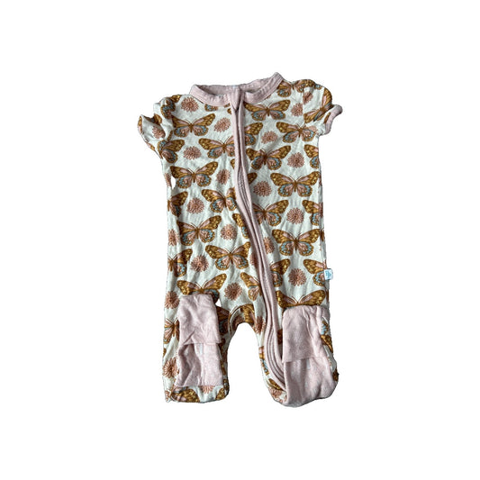 Girls pink | Pink floral Pajamas Size: 0-3 months pink | Pink floral