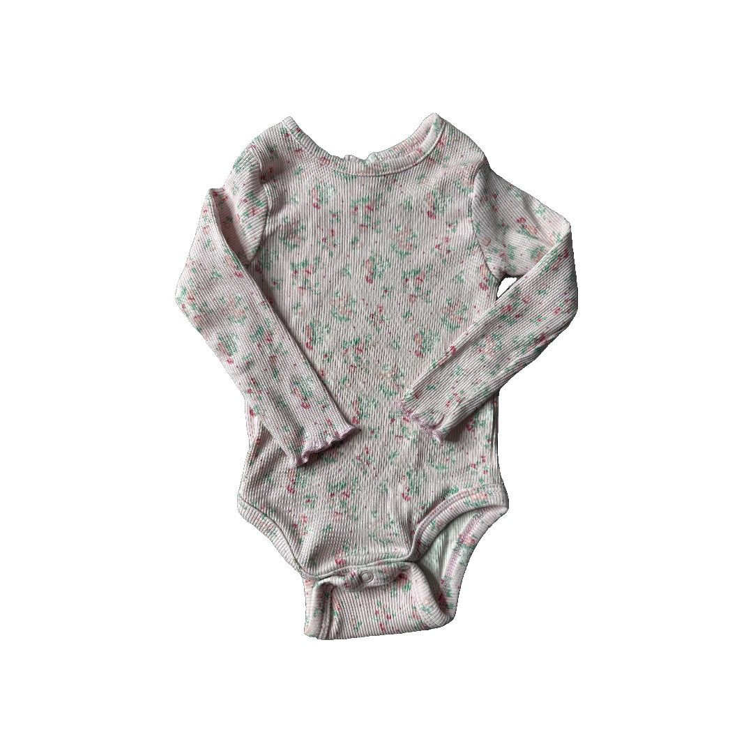 Unknown Girls pink | Pink floral Onesie Size: 12 months pink | Pink floral