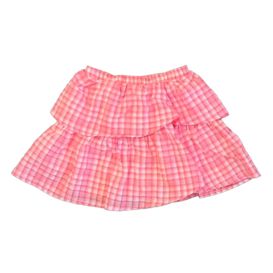 Rockets of Awesome Girls Pink Plaid Skirt Size: 5T Pink Plaid