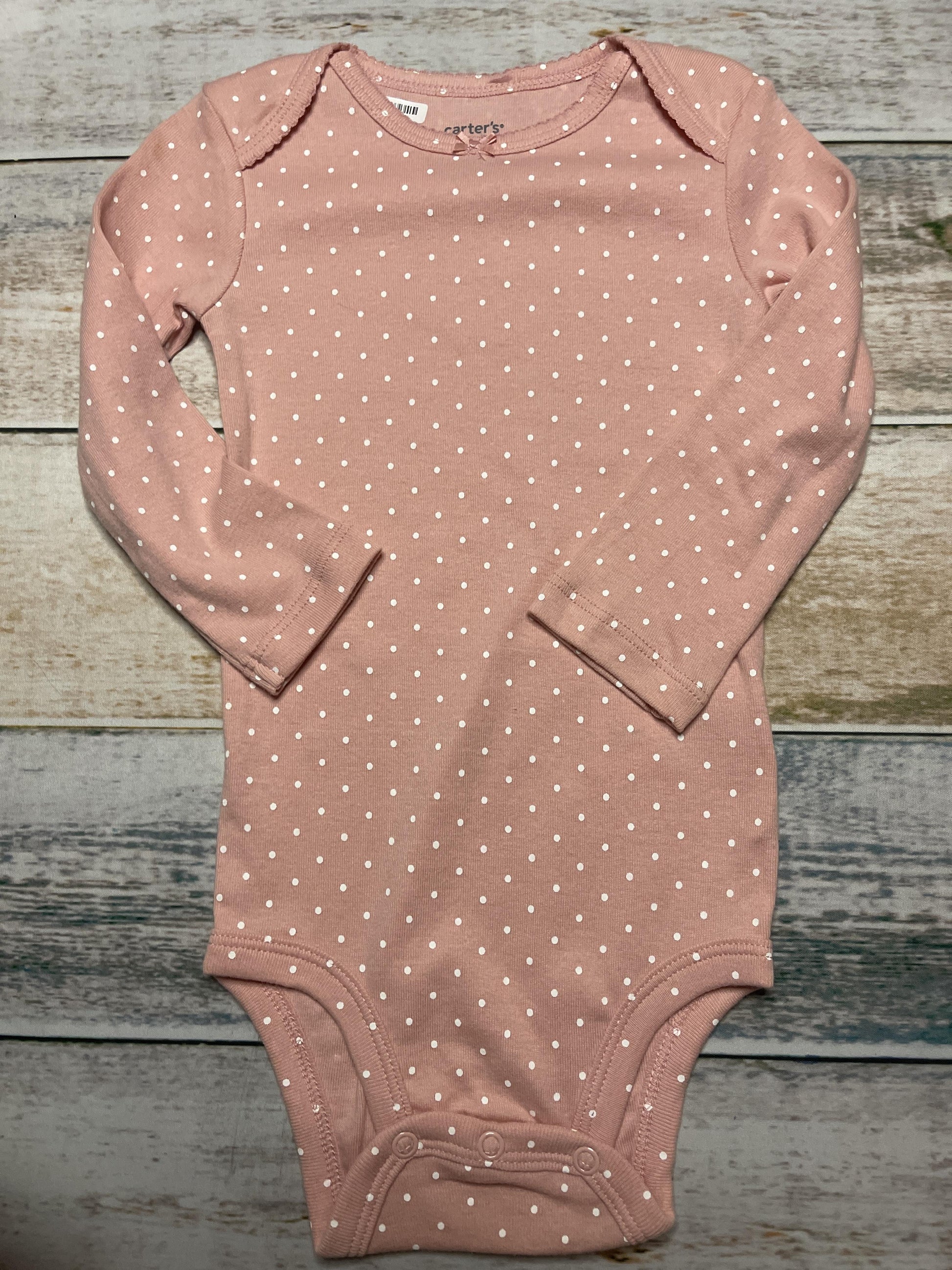 Carters Girls pink | polka dot | White Onesie Size: 18 months pink | polka dot | White