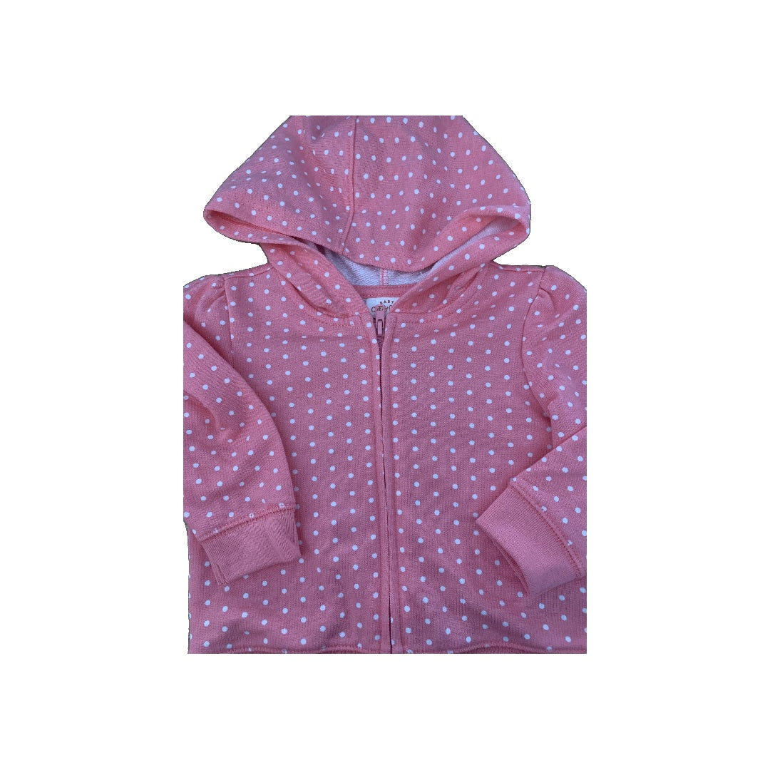 Cat & Jack Girls pink | polka dot | Wool White Jacket Size: 6-9 months pink | polka dot | Wool White