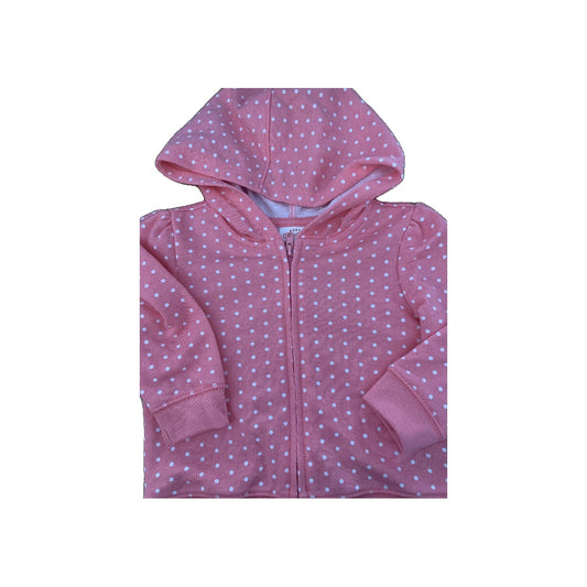 Cat & Jack Girls pink | polka dot | Wool White Jacket Size: 6-9 months pink | polka dot | Wool White