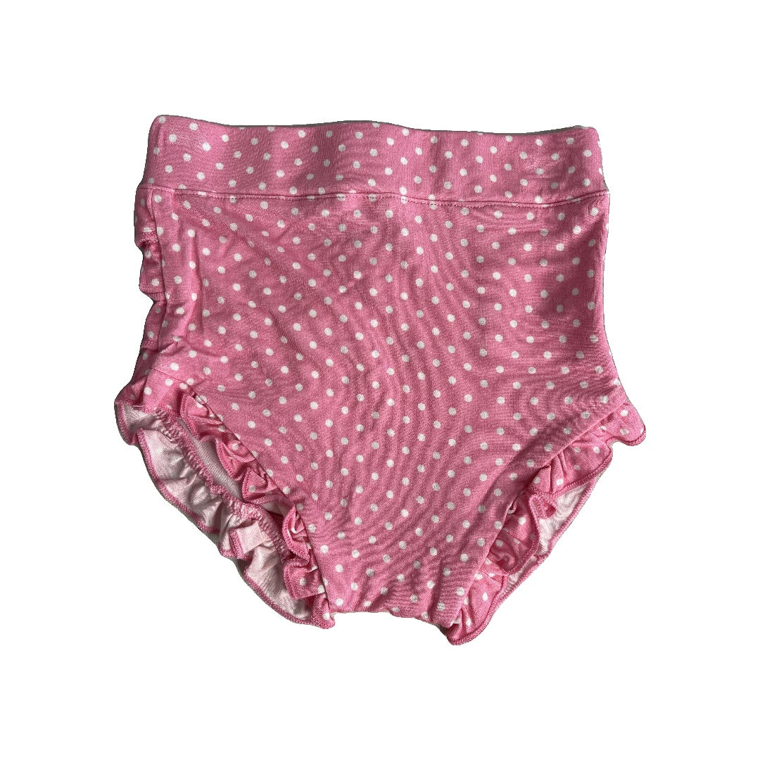 Posh Peanut Girls pink | polka dot Shirt Size: 6-12 months pink | polka dot