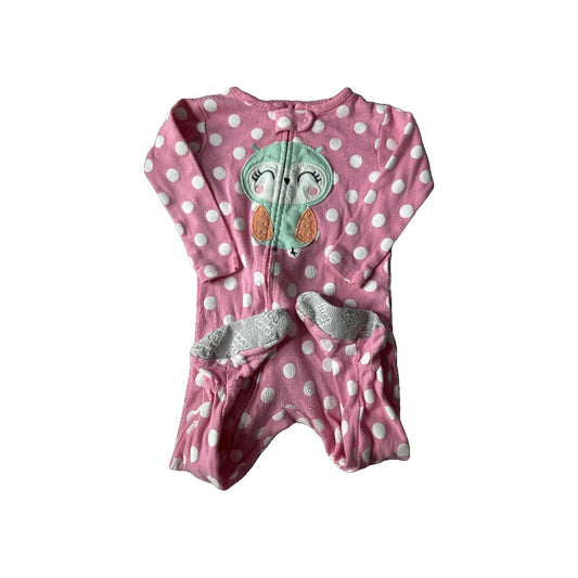 Carters Unisex pink | polka dot Pajamas Size: 12 months pink | polka dot