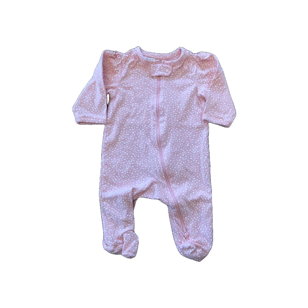Carters Girls pink | polka dot Pajamas Size: 3 months pink | polka dot