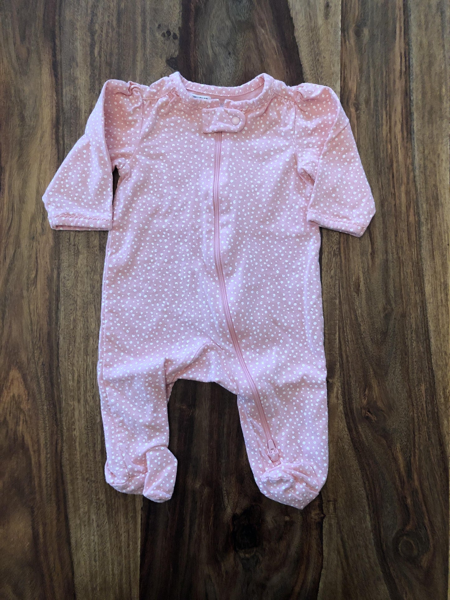 Carters Girls pink | polka dot Pajamas Size: 3 months pink | polka dot