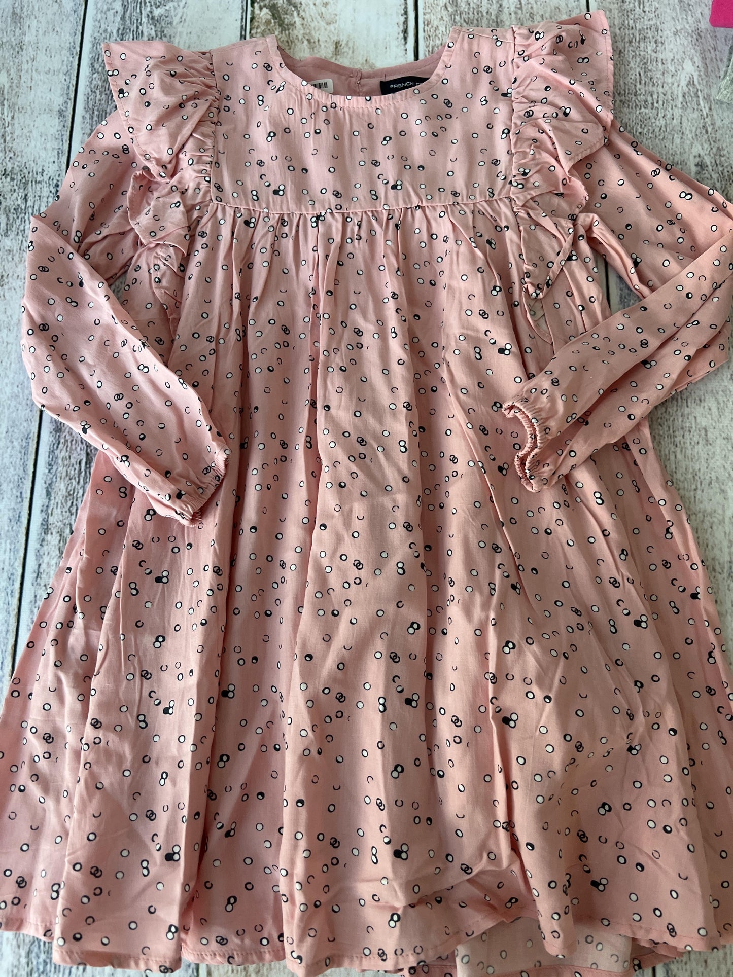 French Connection Girls pink | polka dot Dress Size: 3T pink | polka dot