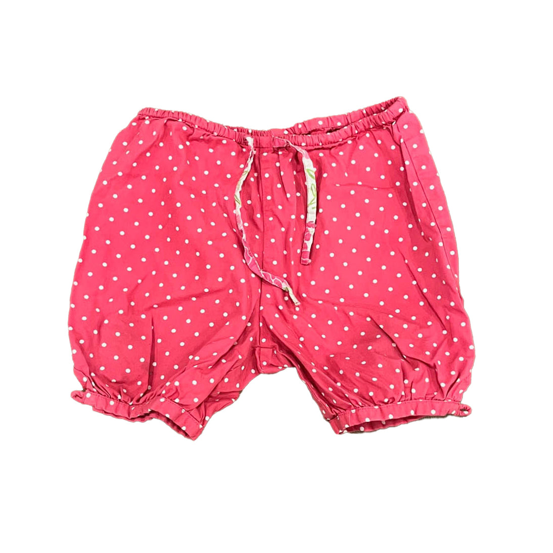 Boden Girls Pink Polka Dots Shorts Size: 12-18 Months