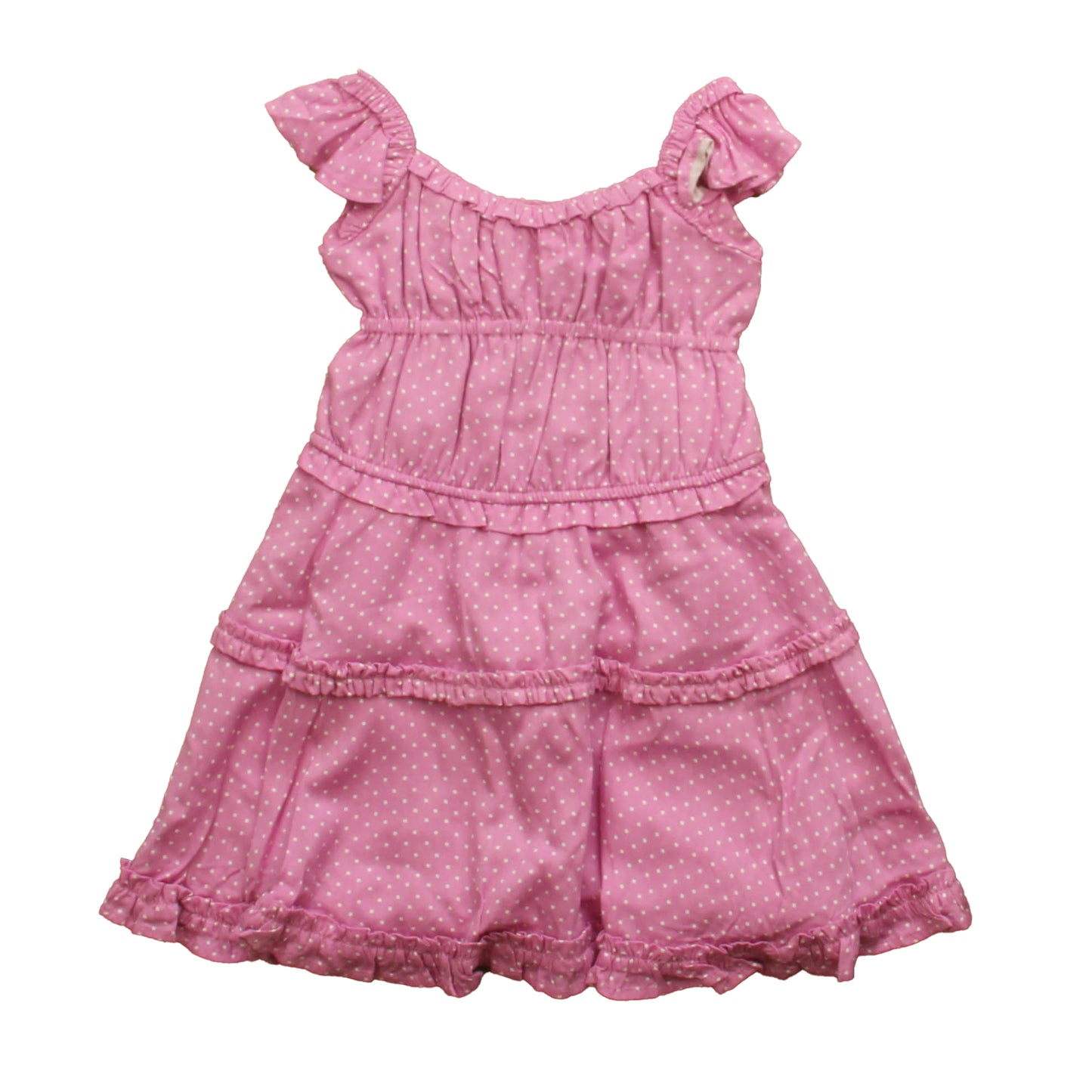 BCBG Girls Pink Polka Dots Dress Size: 2T Pink Polka Dots