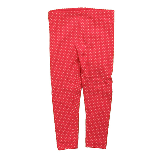 Tea Collection Girls Pink Polka Dots Leggings Size: 18-24 Months Pink Polka Dots
