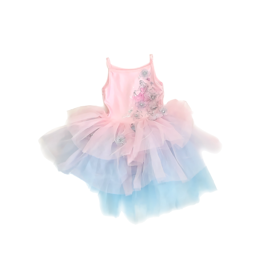 Disney Girls Pink Princess Dress Size: 3T Pink Princess