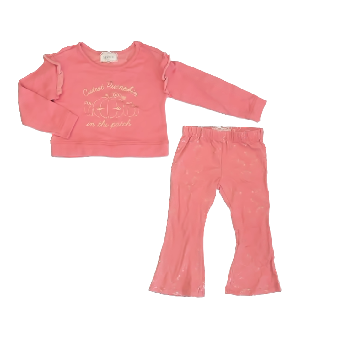 Btween Girls Pink | Pumpkin Apparel Sets Size: 2T Pink | Pumpkin